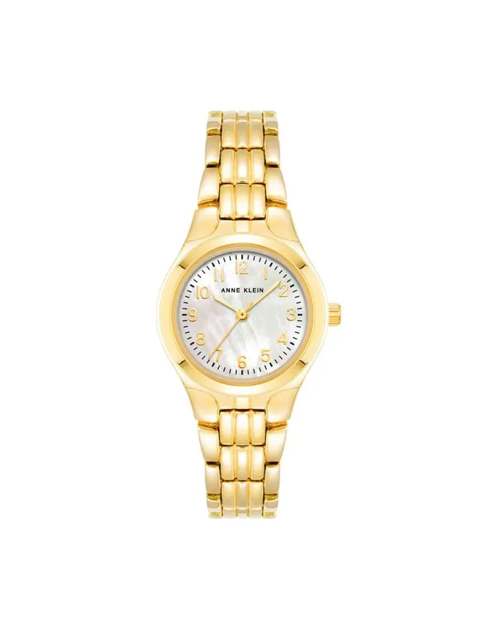 Women Classic Easy To Read Dial Watch Goldtone Anne Klein Watches