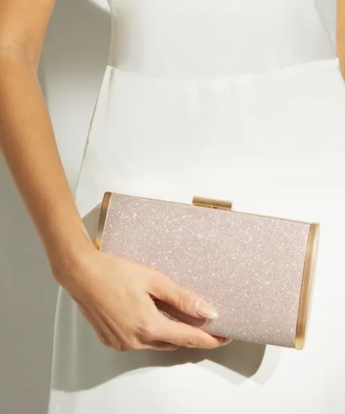 Women Clutch Bags Dune London Blaike 8211 Rose Gold Metallic Fabric Women Clutch Bags Dune London Blaike 8211 Rose Gold Metallic Fabric