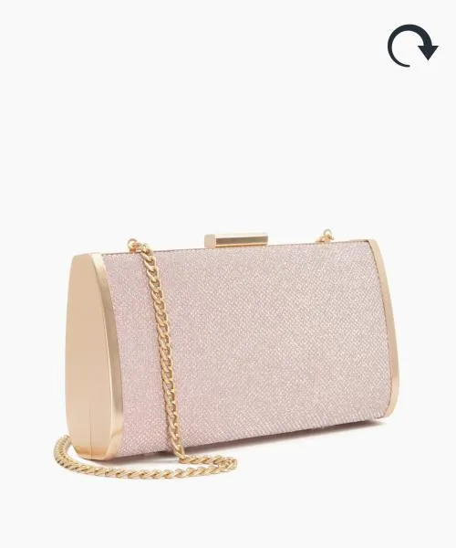 Women Clutch Bags Dune London Blaike 8211 Rose Gold Metallic Fabric Women Clutch Bags Dune London Blaike 8211 Rose Gold Metallic Fabric