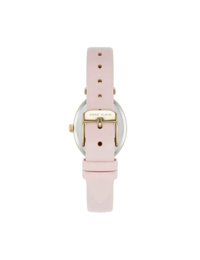 Women Consider It Oval Case Leather Watch Blushgoldtone Anne Klein Watches