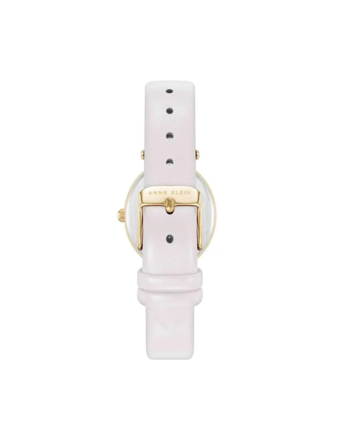 Women Consider It Oval Case Leather Watch Blushgoldtone Anne Klein Watches