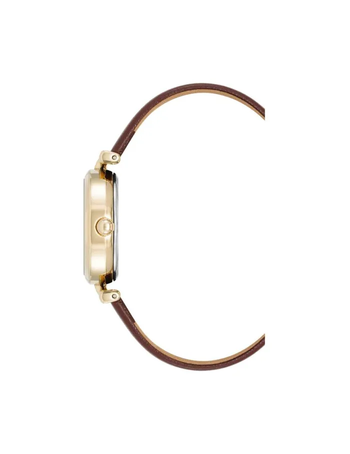 Women Consider It Oval Case Leather Watch Silvertoneblack Anne Klein Everyday Watches