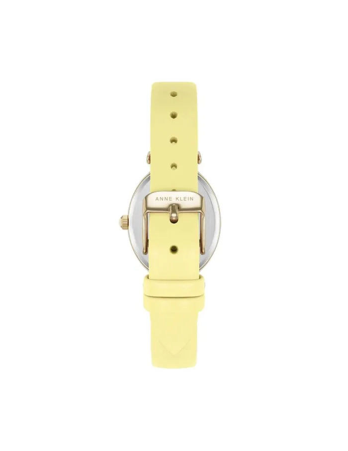 Women Consider It Oval Case Leather Watch Silvertoneblack Anne Klein Everyday Watches