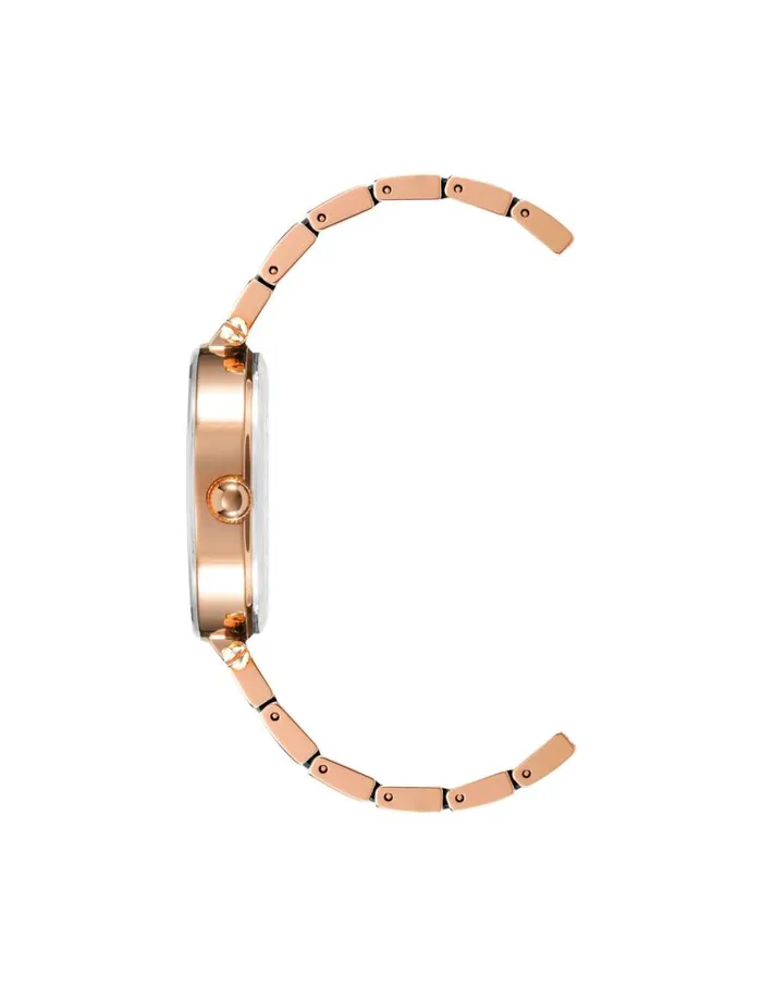 Women Consider It Solar Powered Ceramic Watch Navyrose Goldtone Anne Klein Watches