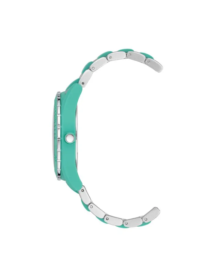 Women Consider It Solar Recycled Ocean Plastic Bracelet Watch Whiteandgoldtone Anne Klein Watches