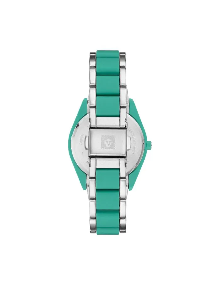 Women Consider It Solar Recycled Ocean Plastic Bracelet Watch Whiteandgoldtone Anne Klein Watches