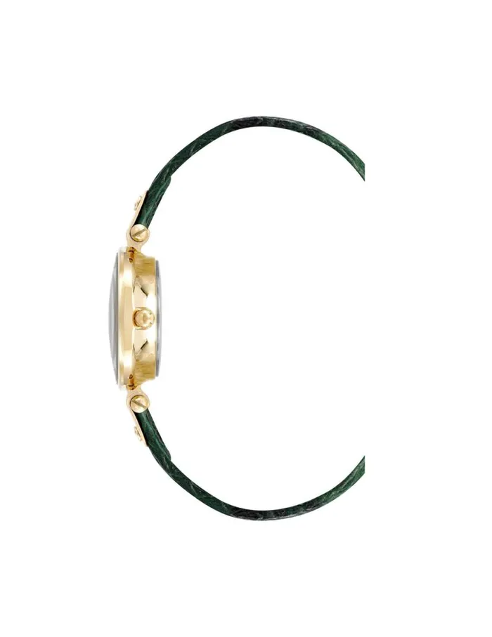 Women Consider It Sustainable Leather Strap Watch Goldtoneblack Anne Klein Everyday Watches