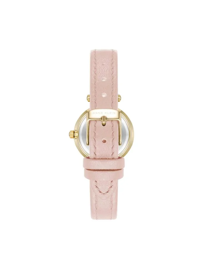 Women Consider It Sustainable Leather Strap Watch Yellowgoldtone Anne Klein Watches