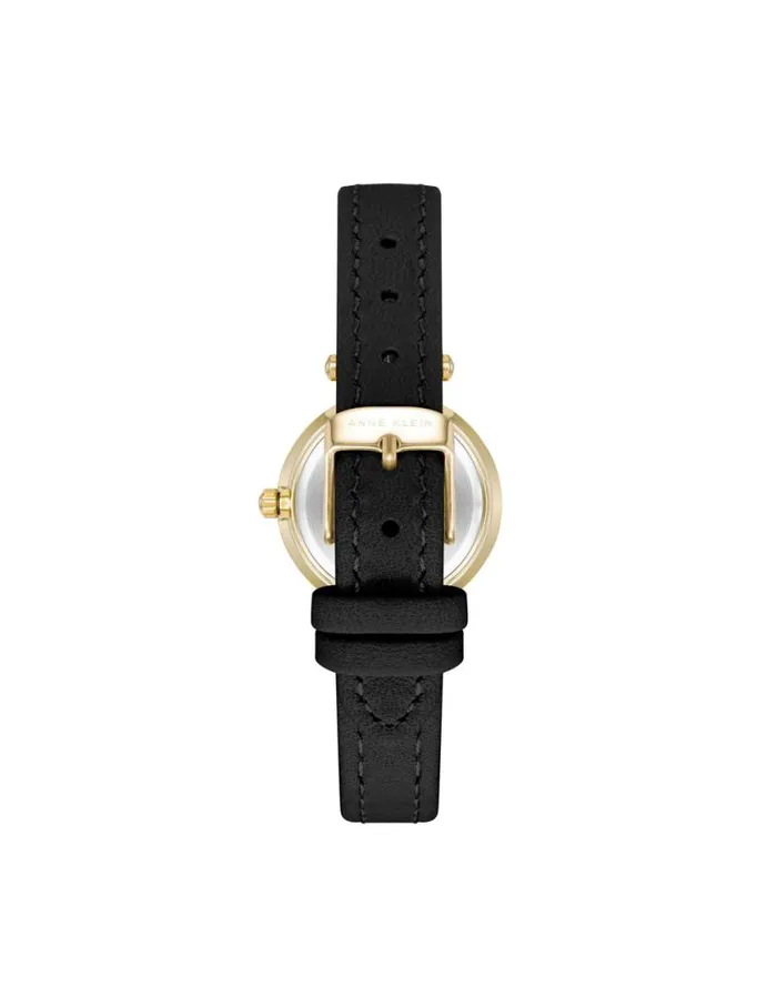 Women Consider It Sustainable Leather Strap Watch Yellowgoldtone Anne Klein Watches