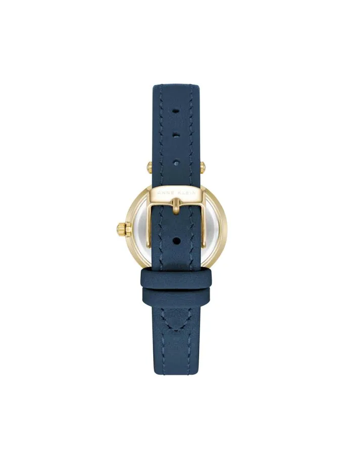 Women Consider It Sustainable Leather Strap Watch Yellowgoldtone Anne Klein Watches