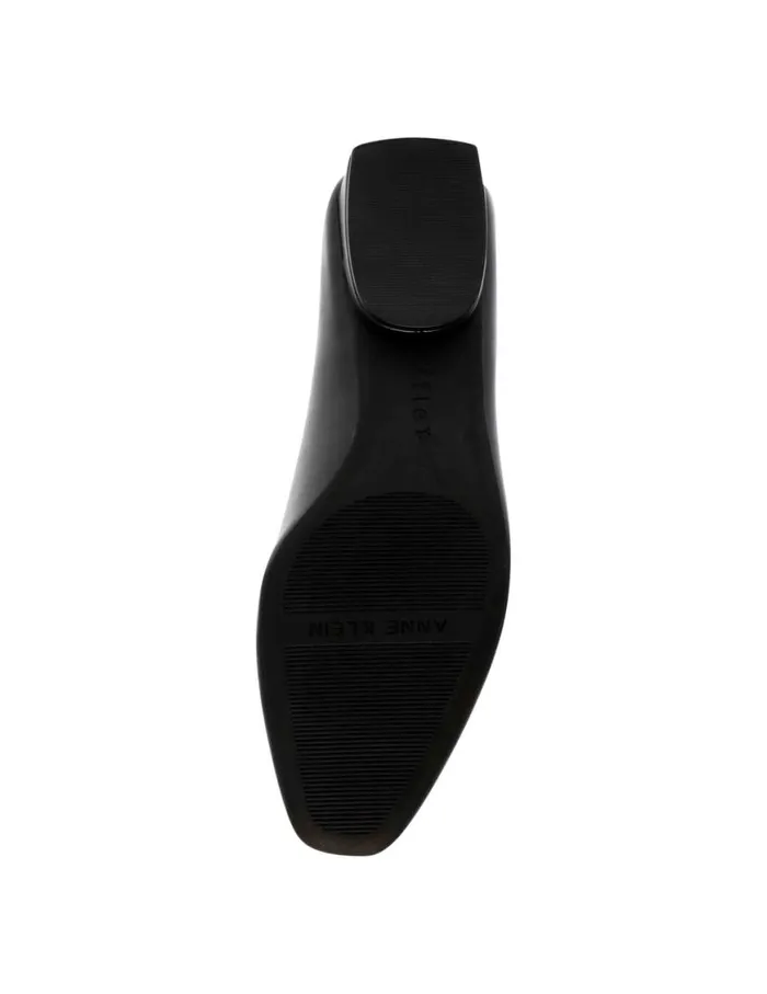 Women Cora Flat Black Patent Anne Klein Flats and Loafers
