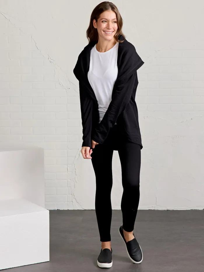 Women Cozy Fleece Cardigan Tasc Performance Sweatshirts Hoodies