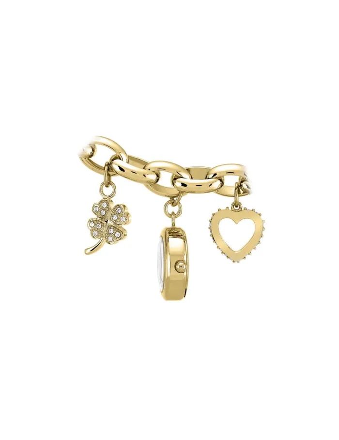Women Crystal Accented Charm Bracelet Watch Anne Klein Watches