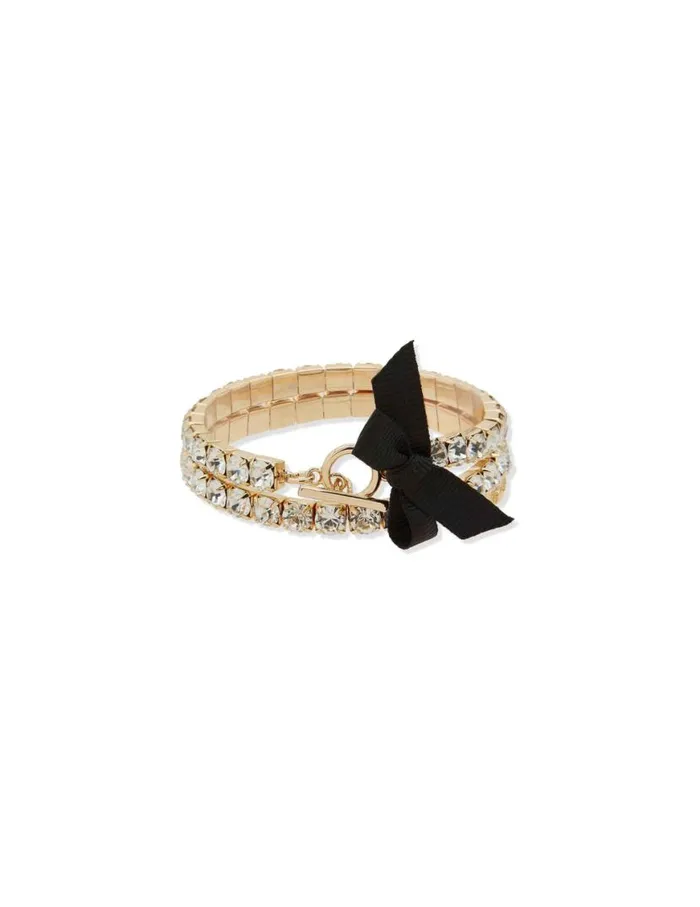 Women Crystal Bow Bracelet And Necklace Bundle Anne Klein Necklaces Women Crystal Bow Bracelet And Necklace Bundle Anne Klein Necklaces