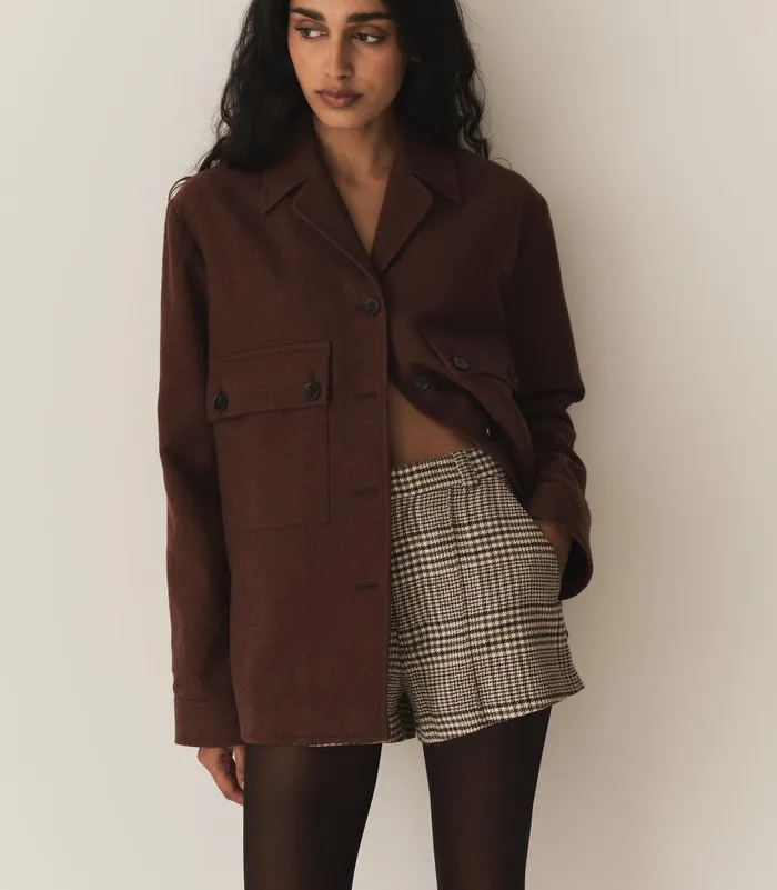 Women DEN Coats and Jackets Clifton Jacket Rust Umber