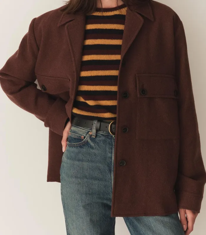 Women DEN Coats and Jackets Clifton Jacket Rust Umber Women DEN Coats and Jackets Clifton Jacket Rust Umber