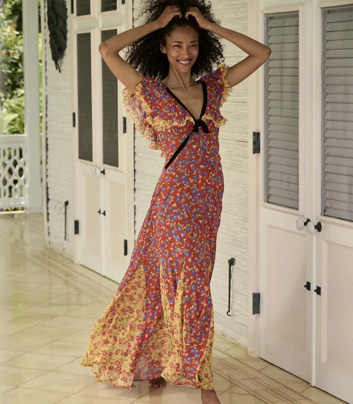 Women DEN Dresses Audette Dress Dayflower Meadow
