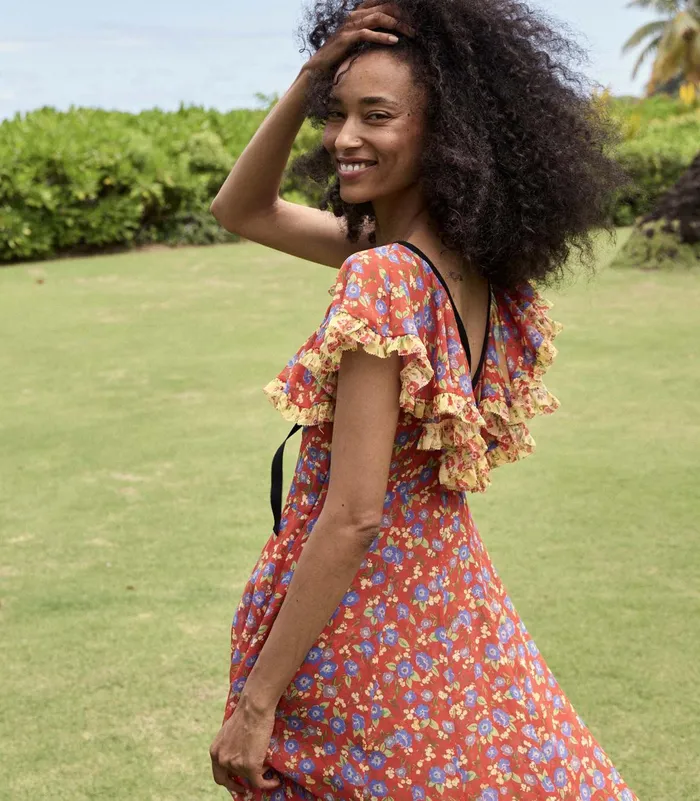 Women DEN Dresses Audette Dress Dayflower Meadow