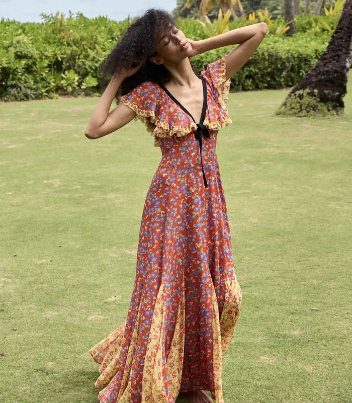 Women DEN Dresses Audette Dress Dayflower Meadow