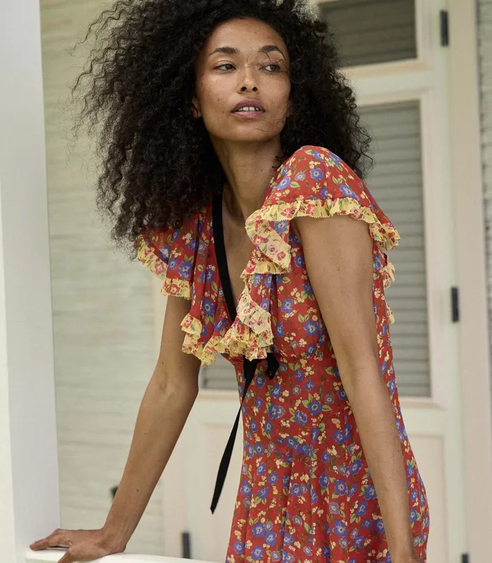 Women DEN Dresses Audette Dress Dayflower Meadow