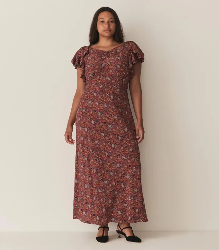 Women DEN Dresses Beatriz Dress Rouge Riviera Medallion