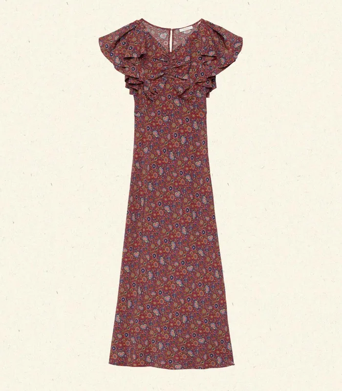Women DEN Dresses Beatriz Dress Rouge Riviera Medallion