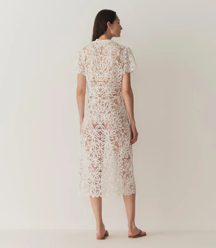 Women DEN Dresses Etoile Dress Salt Women DEN Dresses Etoile Dress Salt