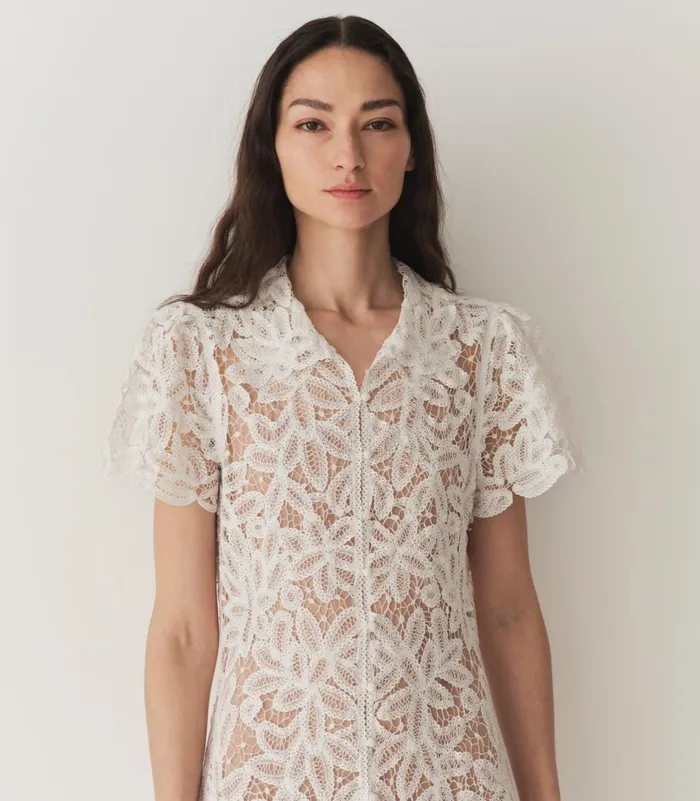 Women DEN Dresses Etoile Dress Salt Women DEN Dresses Etoile Dress Salt