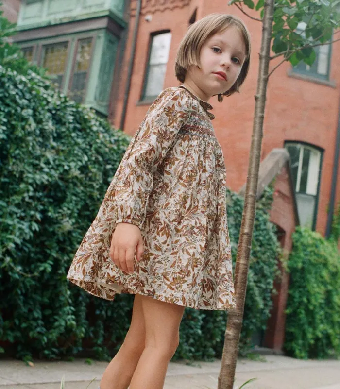 Women DEN Dresses Letty Dress Blanc Narcissus Floral Women DEN Dresses Letty Dress Blanc Narcissus Floral