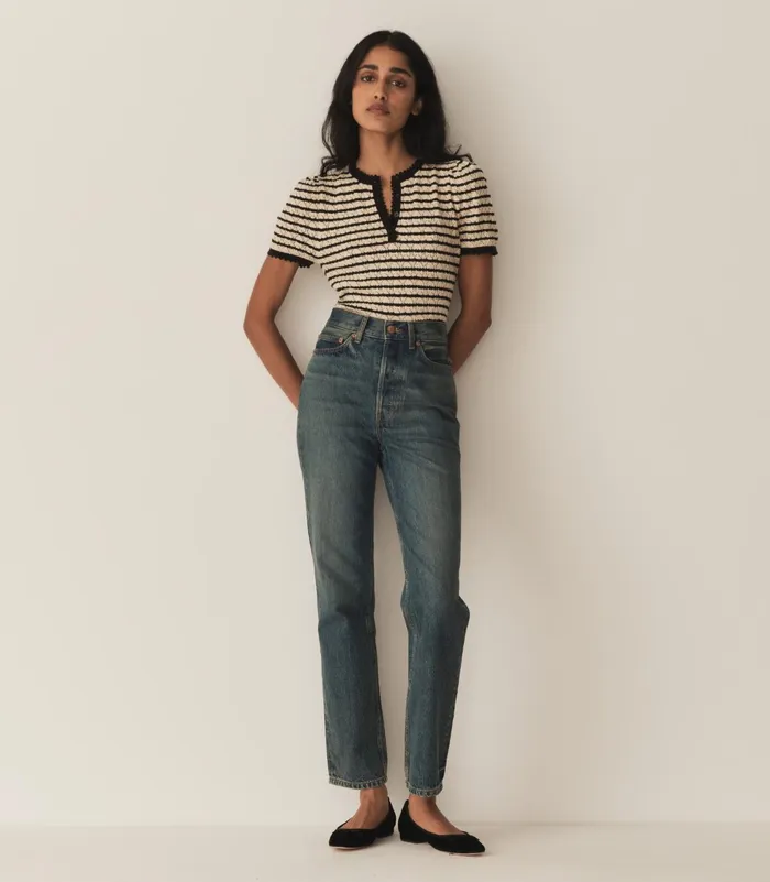 Women DEN Knitwear Brandie Top Allaire Stripe