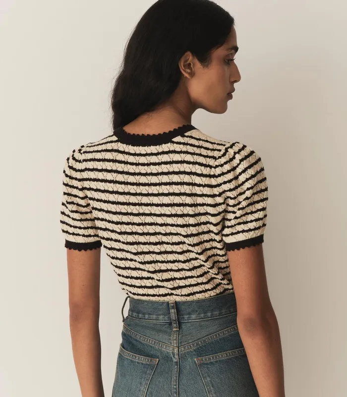 Women DEN Knitwear Brandie Top Allaire Stripe Women DEN Knitwear Brandie Top Allaire Stripe