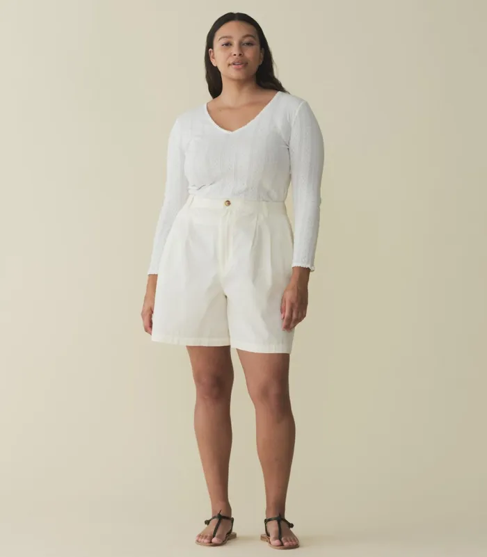 Women DEN Pants and Shorts Danette Short Salt Women DEN Pants and Shorts Danette Short Salt