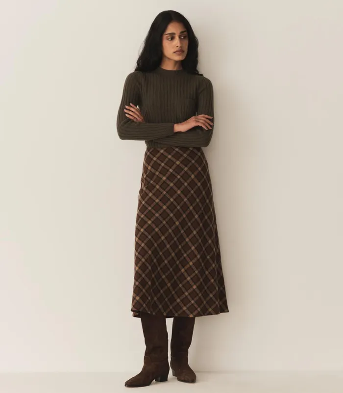 Women DEN Skirts Elowen Skirt Cornwall Plaid Women DEN Skirts Elowen Skirt Cornwall Plaid