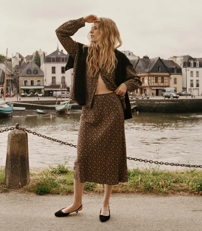 Women DEN Skirts Elowena Skirt Villette Paisley