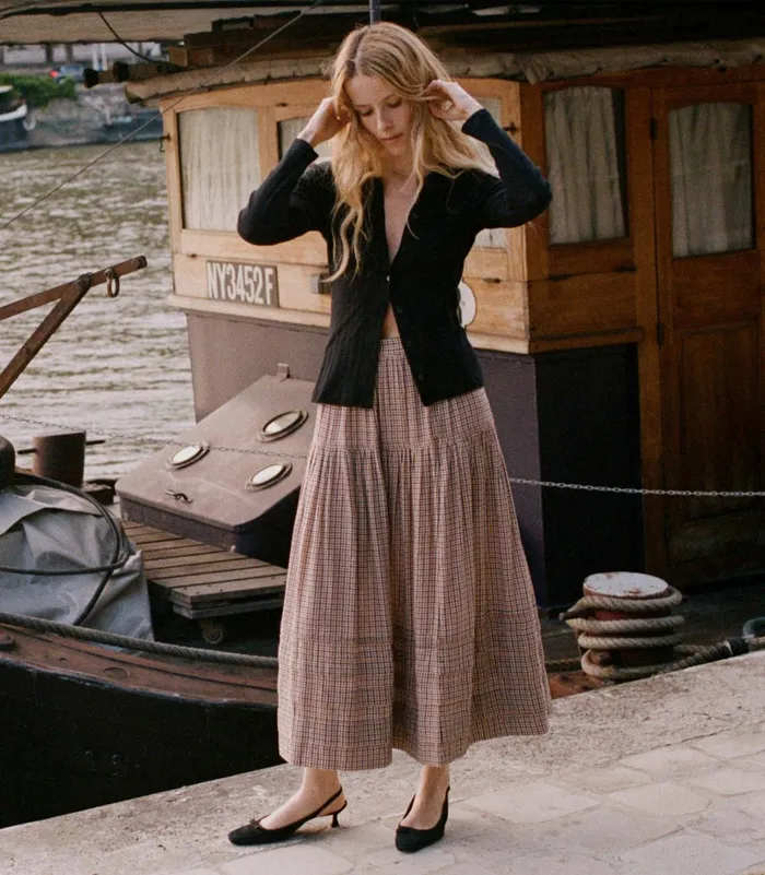 Women DEN Skirts Sebastiane Skirt Bridget Check