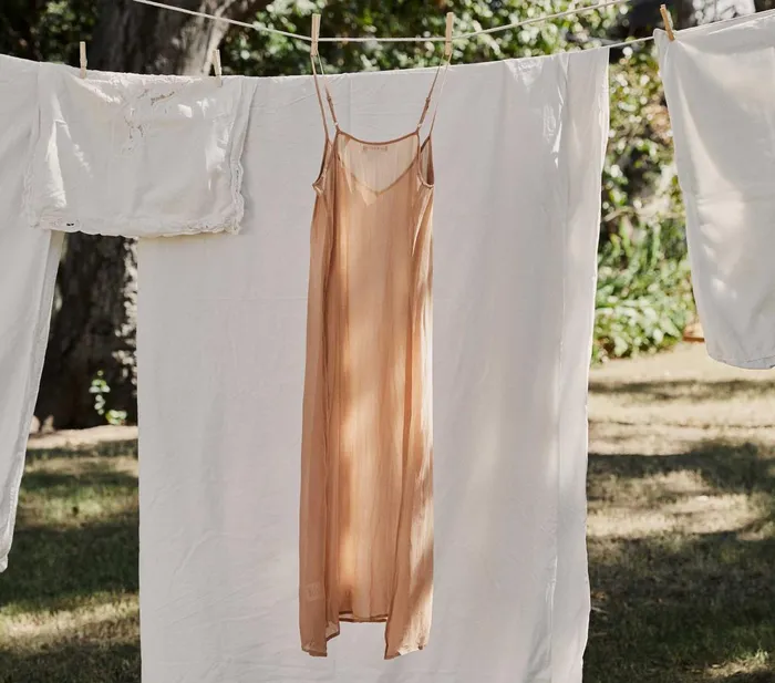 Women DEN Slips Long Deep VNeck Slip Sand Dollar Women DEN Slips Long Deep VNeck Slip Sand Dollar