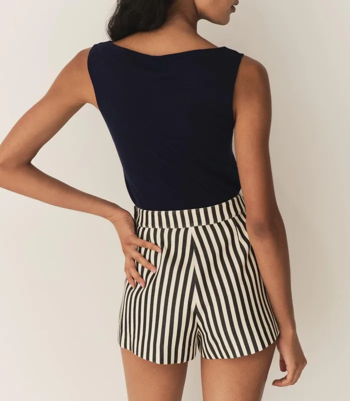 Women DEN Tees Honore Knit Tank Deep Navy Women DEN Tees Honore Knit Tank Deep Navy
