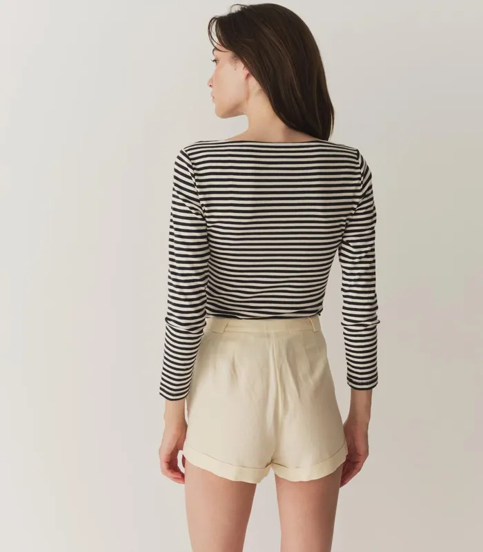 Women DEN Tees Paulette Tee Nantucket Stripe