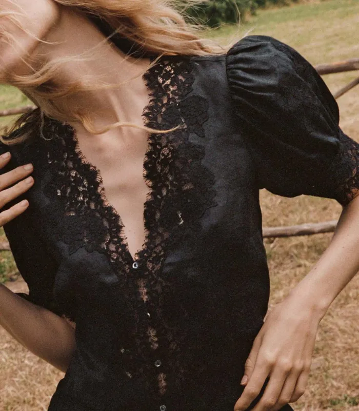 Women DEN Tops Idella Top Black Women DEN Tops Idella Top Black