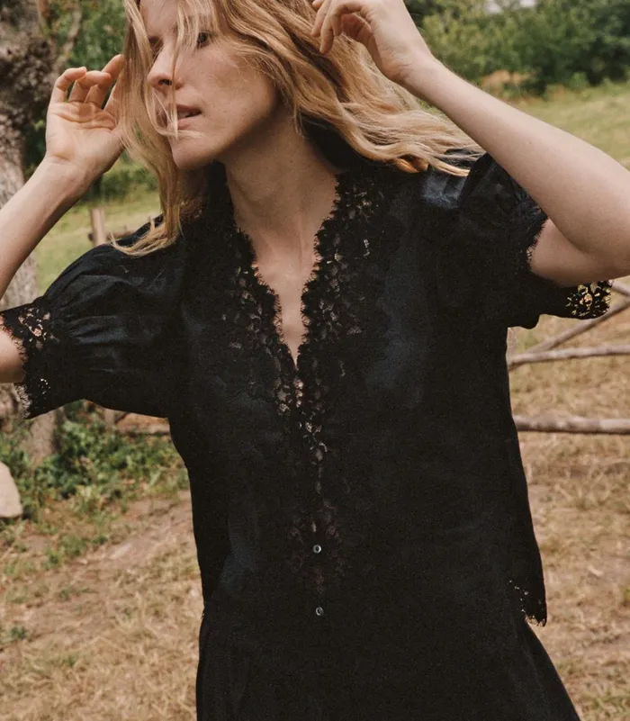 Women DEN Tops Idella Top Black Women DEN Tops Idella Top Black