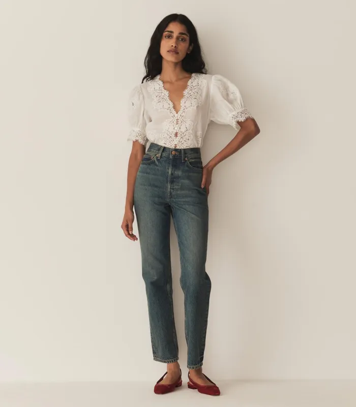 Women DEN Tops Idella Top Salt Women DEN Tops Idella Top Salt