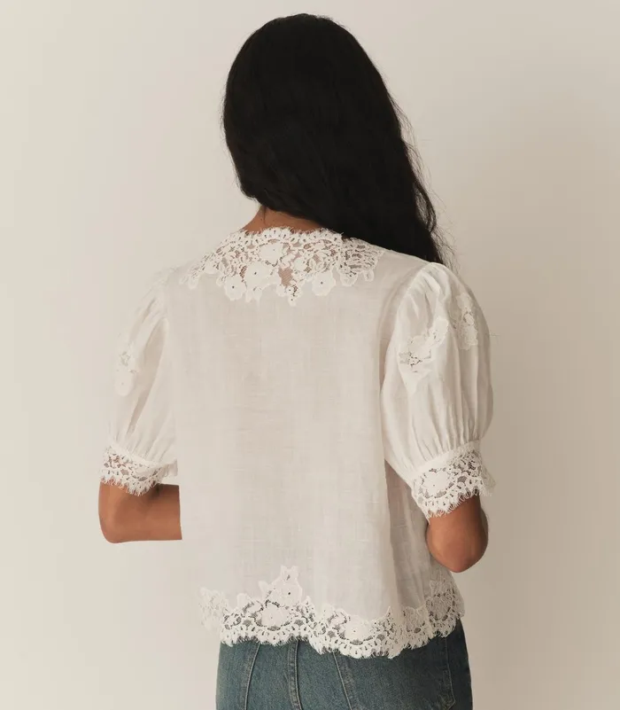 Women DEN Tops Idella Top Salt Women DEN Tops Idella Top Salt