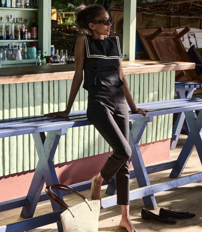 Women DEN Tops Margie Top Black