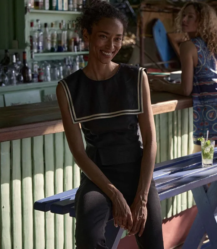 Women DEN Tops Margie Top Black Women DEN Tops Margie Top Black
