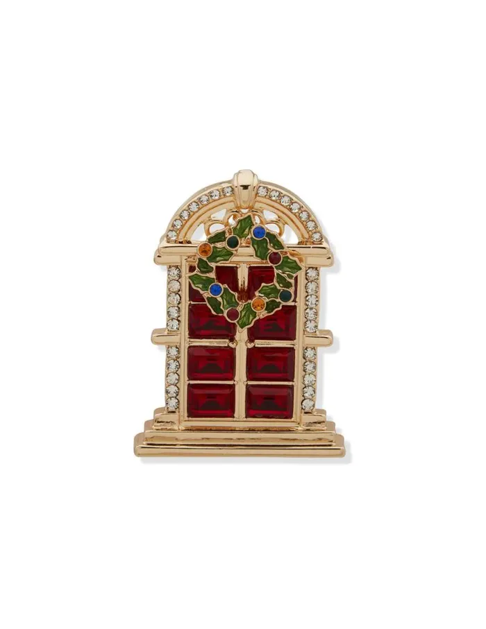 Women Decorative Door Pin Anne Klein Brooches