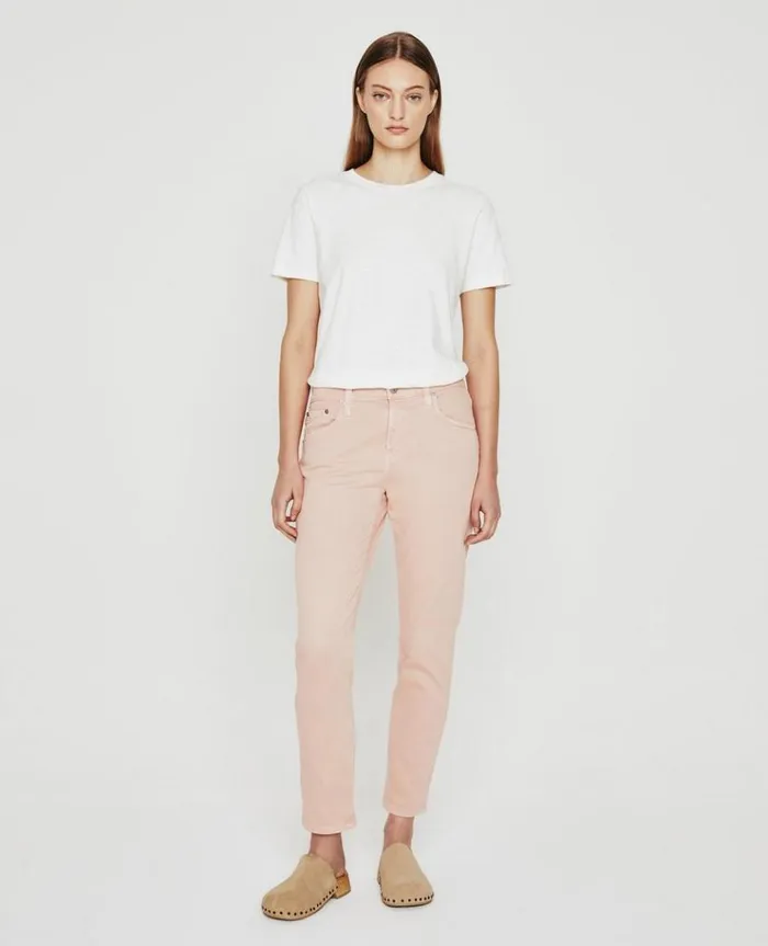Women Denim AG Jeans ExBoyfriend Slim 5 Years Sulfur Rose Cloud