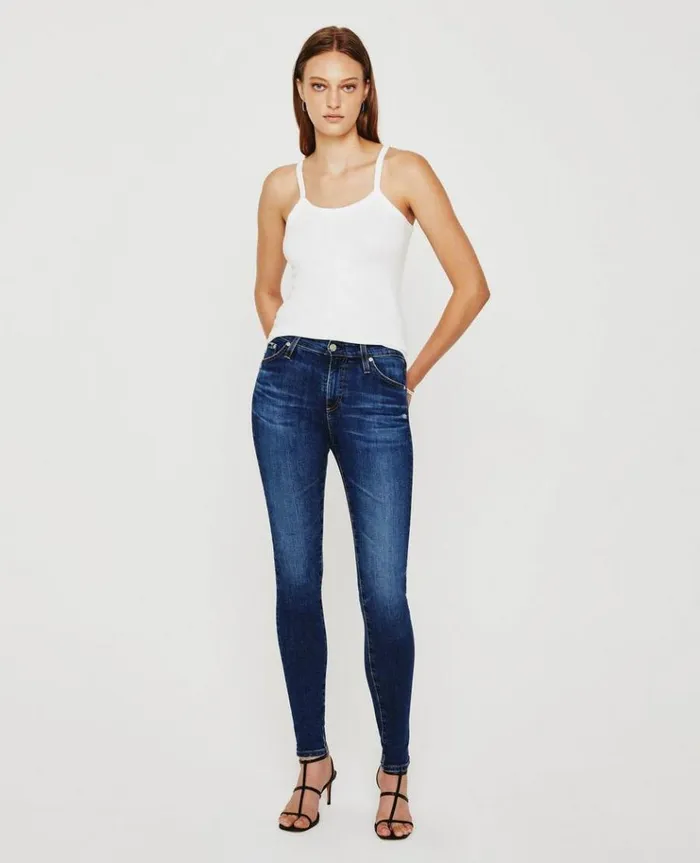 Women Denim AG Jeans Farrah Skinny 10 Years Alliance