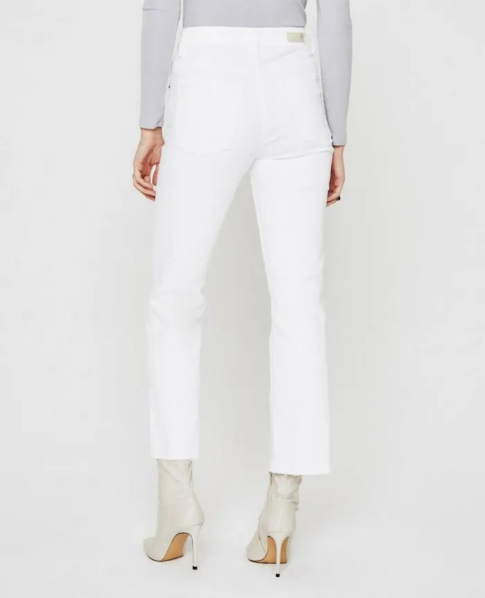 Women Denim AG Jeans Kinsley Authentic White Destructed Women Denim AG Jeans Kinsley Authentic White Destructed