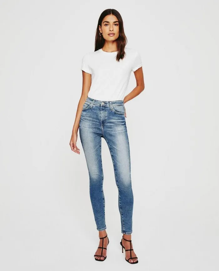 Women Denim AG Jeans Mila 22 Years Yellowbill
