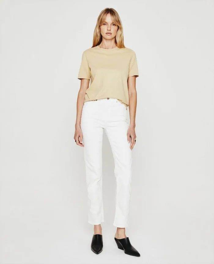 Women Denim AG Jeans Saige Modern White